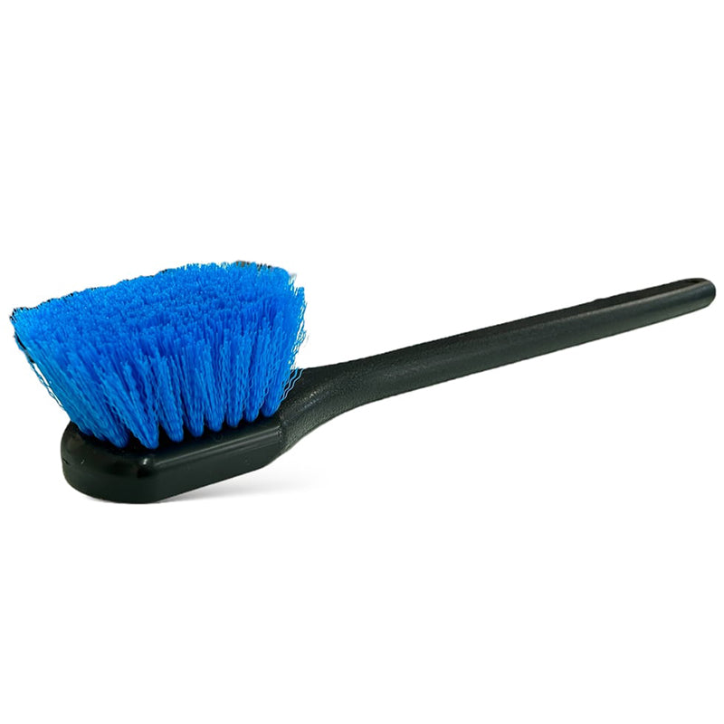Long Handle Feathered Bristle Scrub Brush - CarCarez Auto Detailing Products and Car Wash Supplies