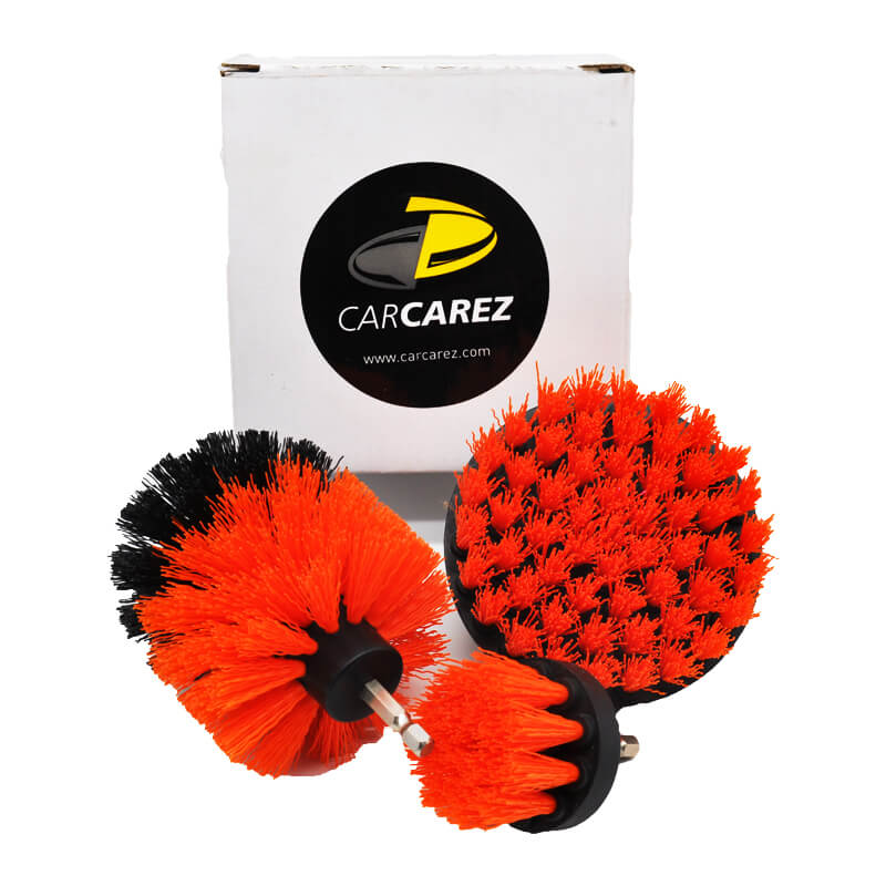 All Purpose Power Scrubber Cleaning Kit (3 Piece Set) - CarCarez Auto Detailing Products and Car Wash Supplies