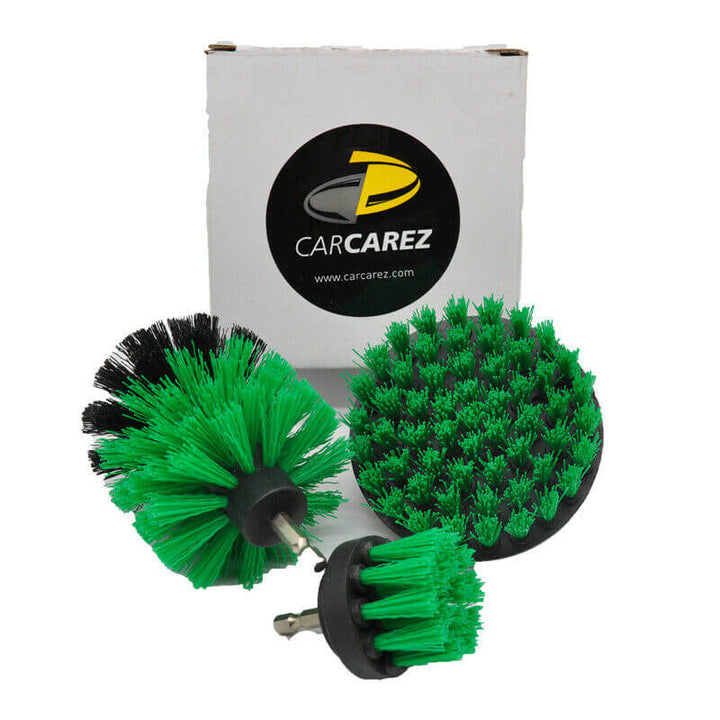 All Purpose Power Scrubber Cleaning Kit (3 Piece Set) - CarCarez Auto Detailing Products and Car Wash Supplies