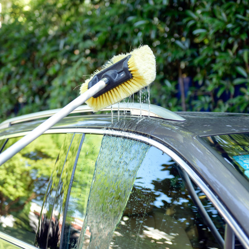 10" Wrap Around Feathered Flow-Thru Brush Head - CarCarez Auto Detailing Products and Car Wash Supplies carcarez product