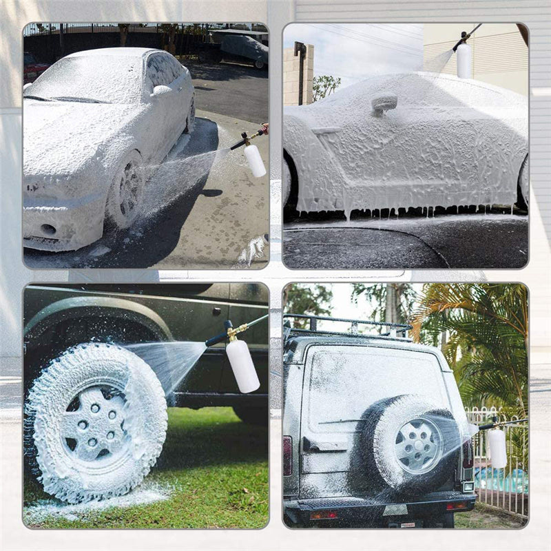 1/4” Snow Foam Washer Gun Car Wash Soap Lance Cannon Spray Pressure Jet