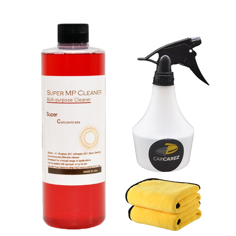 Super Concentrated Multipurpose Cleaner Kit (for Engine, Wheels, Carpet Spots & More) - CarCarez Auto Detailing Products and Car Wash Supplies