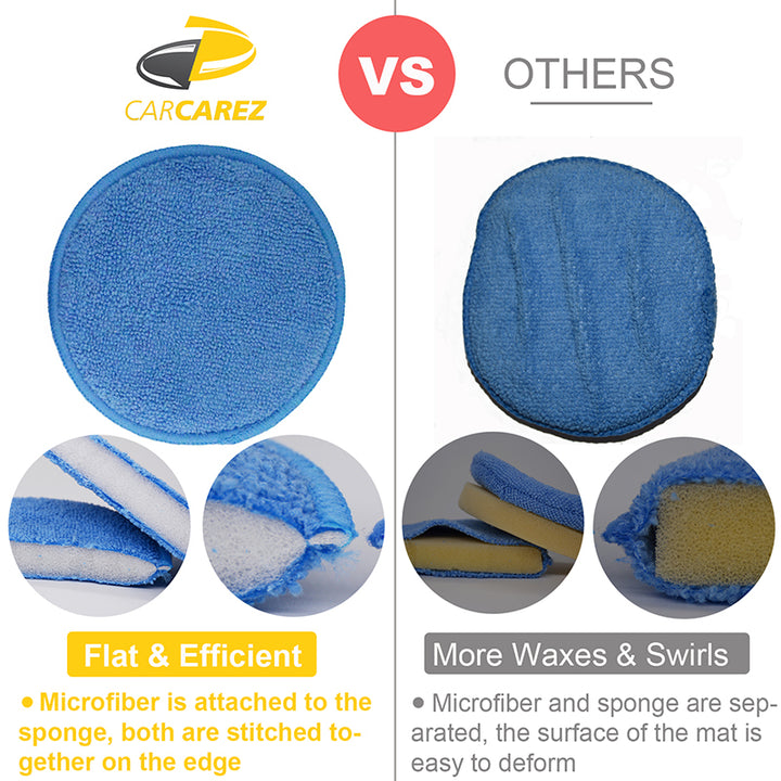 5" Microfiber Applicator Pad (Pack of 24) - CarCarez Auto Detailing Products and Car Wash Supplies