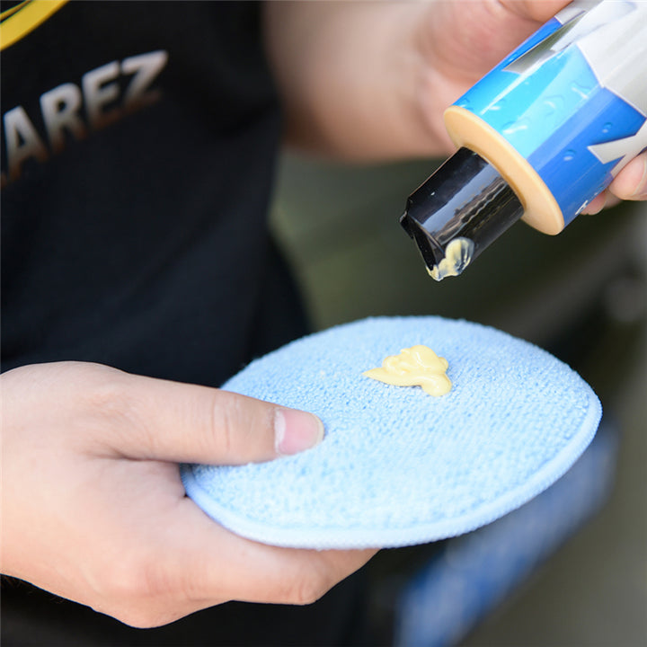 5" Round Microfiber Polish/Wax Applicator (Pack of 12) - CarCarez Auto Detailing Products and Car Wash Supplies