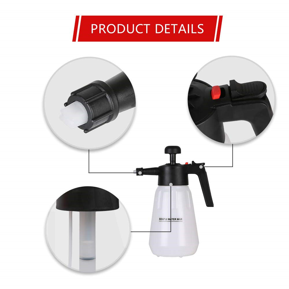 Hand Pump Foam Sprayer (1.5L) – CarCarez