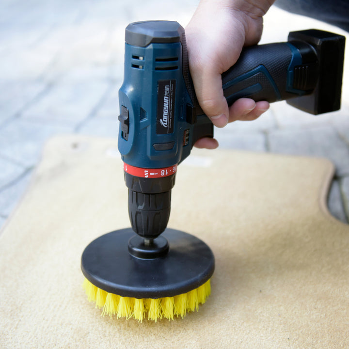 5" Rotary Carpet Power Brush (Single Head) - CarCarez Professional Auto Detailing and Cleaning Products