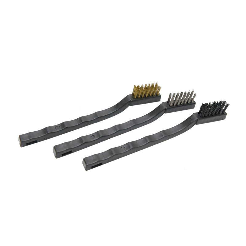 Wire Detailing Brush Set (Brass, Nylon, & Stainless Steel) - CarCarez Professional Auto Detailing and Cleaning Products