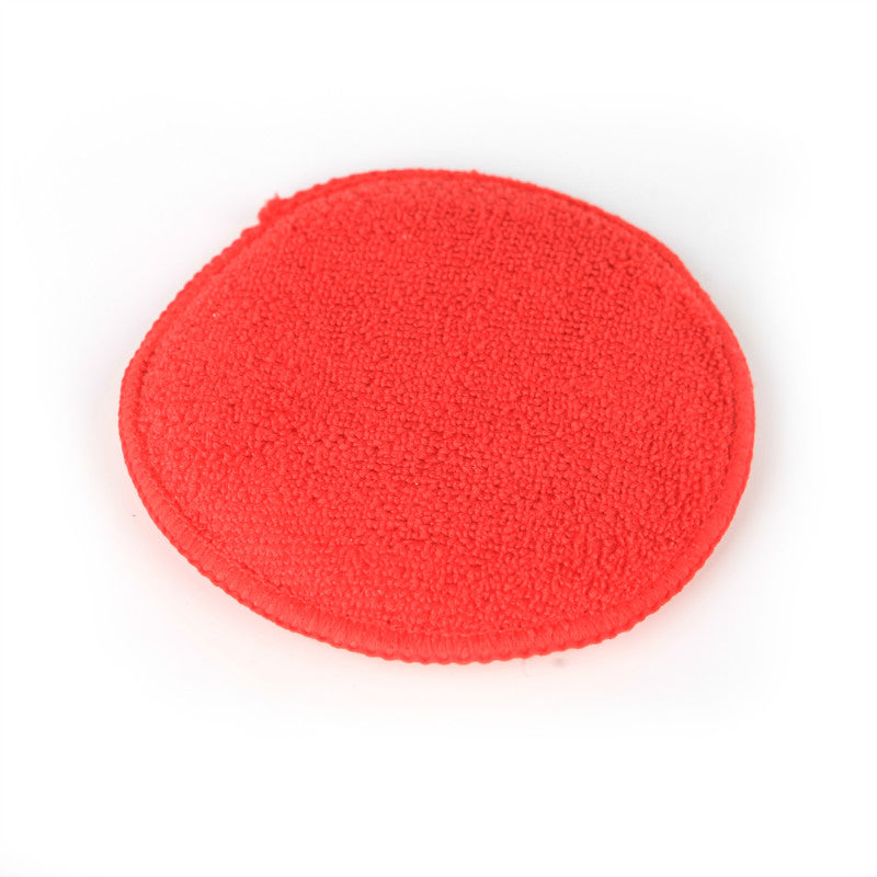 5" Round Microfiber Polish/Wax Applicator (Pack of 12) - CarCarez Professional Auto Detailing and Cleaning Products